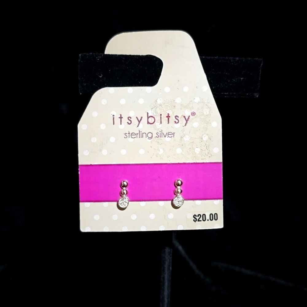 Tiny Sterling Silver Earrings